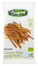 Biopont  Paluszki Lekko Solone Bezglutenowe Bio 45 G 
