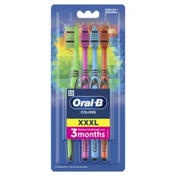 Oral-B Szczoteczka Do Zębów Color Collection Manualna 4 Sztuki