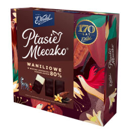 Wedel Ptasie Mleczko® Waniliowe W Mocno Gorzkiej 80% Czekoladzie 360G