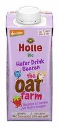 Napój owsiany pełnoziarnisty truskawkowo-jagodowo-bananowy, bezglutenowy powyżej 12 miesiąca życia /demeter BIO 200 ml