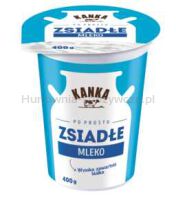 Mleko Zsiadłe Kanka 400 G Kubek