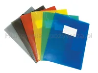 Donau Teczka z gumką PP, A4, 480mikr., 3-skrz., półtransparentna czerwona  - 2