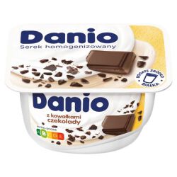 Danone Danio Serek Homogenizowany Extra Z Czekoladą 130 G