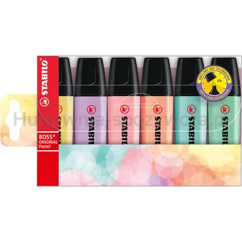 Stabilo Zakreślacz BOSS ORIGINAL Pastel etui 6 szt.