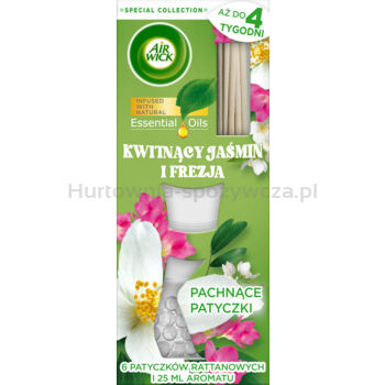 Air Wick Pachnące Patyczki Kwitnący Jaśmin i Frezja / Jasmine Bloom & Freesia 25 ml