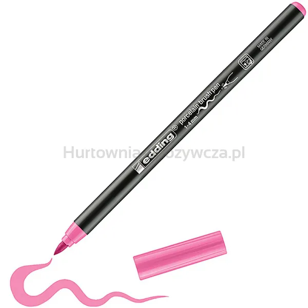 Pisak do porcelany e-4200 EDDING, 1-4 mm, różowy