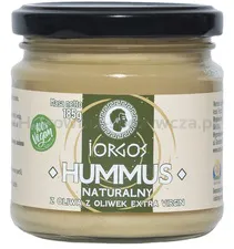 Hummus naturalny oliwą z oliwek extra virgin 185g