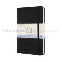 Szkicownik MOLESKINE M (11,5x18 cm), twarda oprawa, 88 stron, czarny
