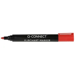 Marker Do Flipchartów Q-Connect, Okrągły, Czerwony