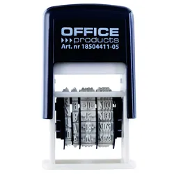 Datownik Samotuszujący Office Products, Z Tuszem, Cyfrowy, Dd-Mm-Rrrr, Czarny