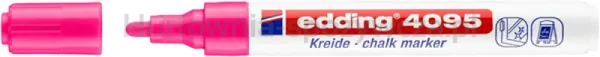 Edding Marker kredowy e-4095 2-3 mm, różowy neonowy 