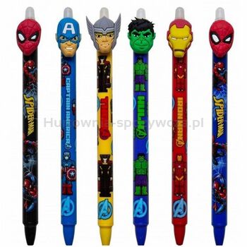 Colorino Długopis wymazywalny Avengers/Spiderman