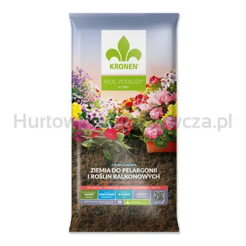 Kronen Ziemia Do Pelargonii I Roślin Balkonowych 50L