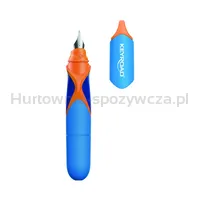 Pióro wieczne KEYROAD exact, mini, 2 niebieskie naboje gratis, blister, mix kolorów - 2
