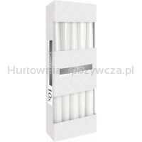 Świeca Stożek S30 A10 Biała 090
