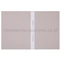 Skoroszyt OFFICE PRODUCTS Premium, karton, z listwą, nadruk, A4, 350gsm, biały - 2