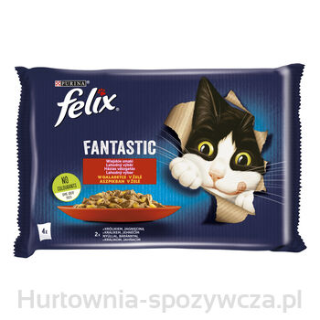 Felix Fantastic Mp Królik, Jagnięcina 4X85G = 340G