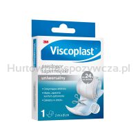 Plaster do cięcia VISCOPLAST Prestopor, supermiękki, 8cmx1m, biały - 2