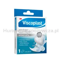 Plaster do cięcia VISCOPLAST Prestopor, supermiękki, 8cmx1m, biały - 2