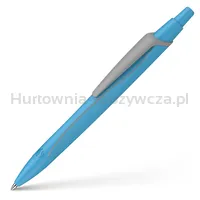Długopis automatyczny SCHNEIDER Reco, M, niebieski neonowy - 2
