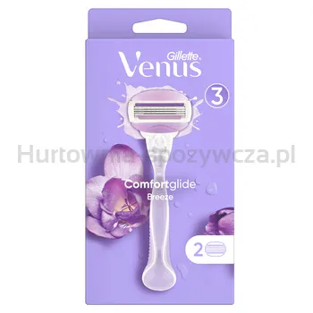 Gillette Venus Breeze Maszynka Do Golenia Dla Kobiet Z 2 Wymiennymi Ostrzami
