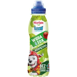 Hortex Leon i Przyjaciele napój jabłko, winogrono butelka aPet 400 ml kaucja (w tym +0,50 zł/szt. zwrotnej kaucji)