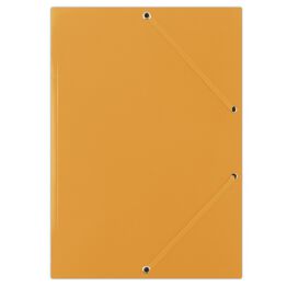Donau Teczka z gumką karton, A4, 400gsm, 3-skrz., pomarańczowa 