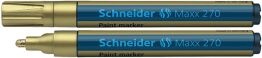 Schneider Marker olejowy Maxx 270, okrągły, 1-3mm, złoty 