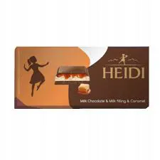 Heidi Multi Layer Toffee  Milk Filling 85G