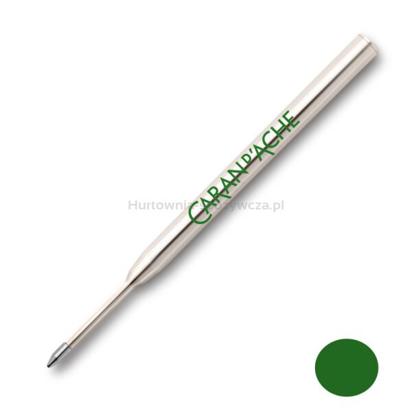 Wkład Caran D'Ache Goliath, do długopisu 849, M, zielony  - 2