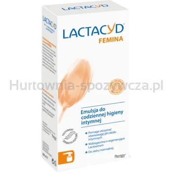 Lactacyd Femina Emulsja Do Higieny Intymnej Z Pompką 200 Ml