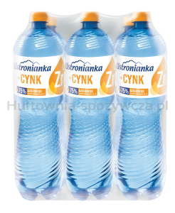 Woda Ustronianka z cynkiem 1,5L lekkogazowana(Data przydatności 03.08.2025)