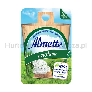 Almette mini puszysty serek twarogowy z ziołami 4x30 g