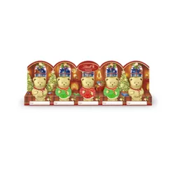 Lindt Teddy Milk Mini Xmas Tag 5X10G