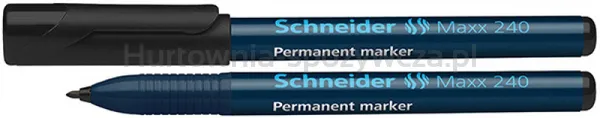 Marker permanentny SCHNEIDER Maxx 240, 1-2mm, czarny