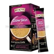 Big Active Rozpuszczalny napój kawowy Glow Skin 10 tb × 10 g