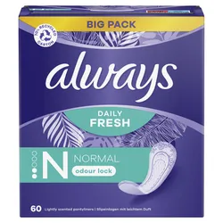 Always Dailies Normal Fresh &Amp; Protect Fresh Wkładki Higieniczne, 60 Sztuk