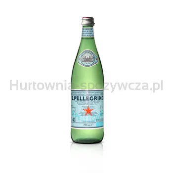 Woda S.Pellegrino gazowana 0,75 l <br>(Paleta 990 szt.) 