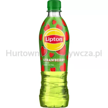 Lipton Green Strawberry 0,5 l- kaucja
