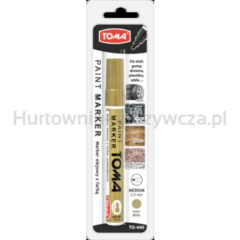 Toma Marker olejowy końcowka 2,5 mm złoty 