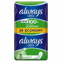 Always Podpaski Higieniczne Ultra Standard 24Szt.