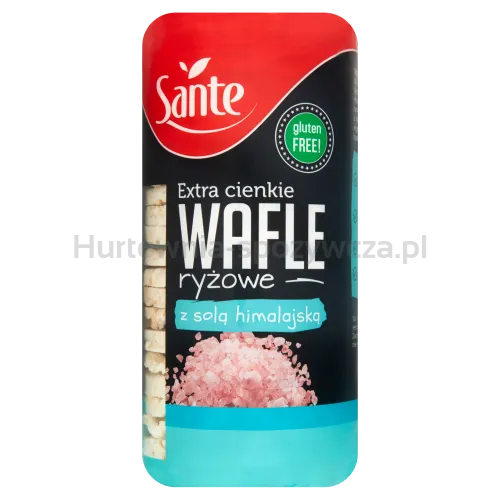 Sante Extra Cienkie Wafle Ryżowe Z Solą Himalajską 110G 