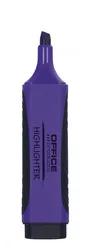 Zakreślacz OFFICE PRODUCTS z gumowym uchwytem, 2-5mm, fioletowy