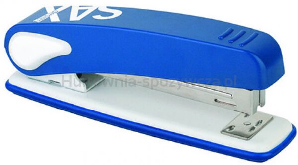 Zszywacz SAXDesign 249 paperbox, zszywa do 25 kartek, niebieski - 3