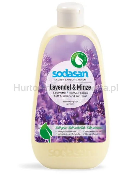 Płyn do zmywania naczyń lawenda-mięta BIO 500 ml