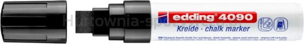 Marker kredowy e-4090 EDDING, 4-15 mm, czarny