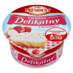 President Twaróg Delikatny Z Rzodkiewką 150G