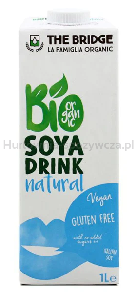 The Bridge Napój Sojowy Bez Dodatku Cukrów Bezglutenowy Bio 1 L 