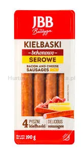 Jbb Kiełbaska bekon-ser do hot-doga 770 g