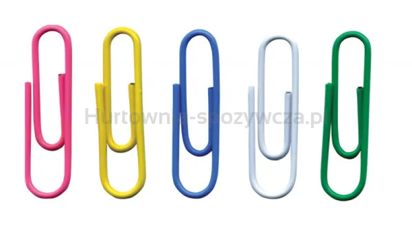 Office Products Spinacze okrągłe 28mm 500szt., w woreczku, mix kolorów 